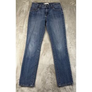 Levi's Mid Rise Skinny Jeans Women 6M W28 L32 Blue Excellent Stretch Denim